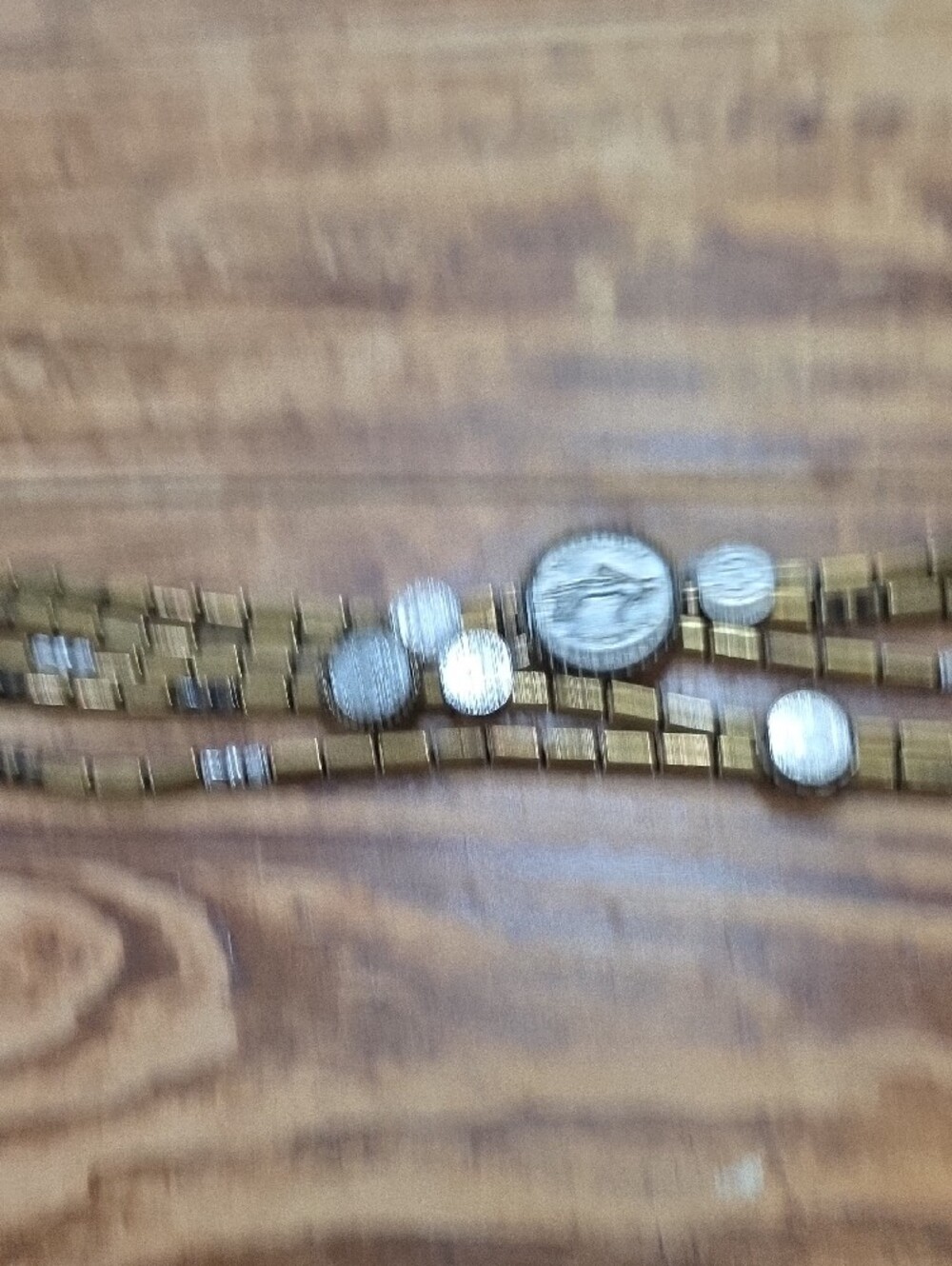 Chico's Gold-Tone Layered Coin Strand Necklace - Picture 8 of 8